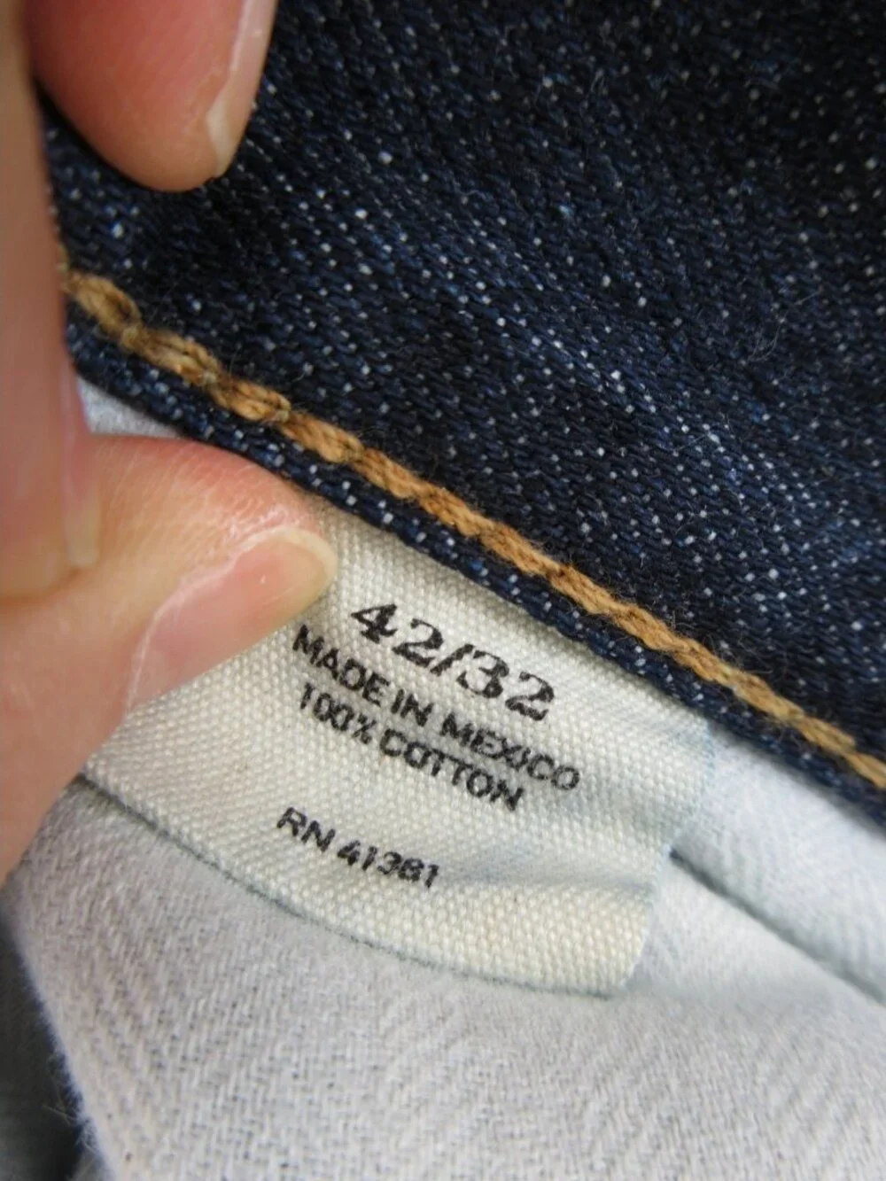 Polo Ralph Lauren Jeans 42X32 Varick Slim 625 Selvedge Straight Denim